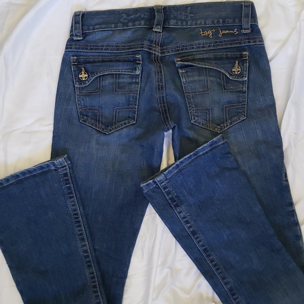 Tag bootcut jeans